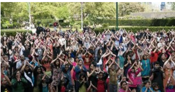 London Bollywood dancing record attempt raises thousands for charity 